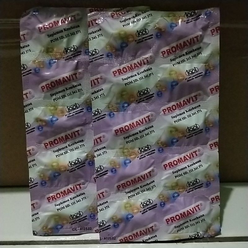 Jual Promavit per strip | Shopee Indonesia
