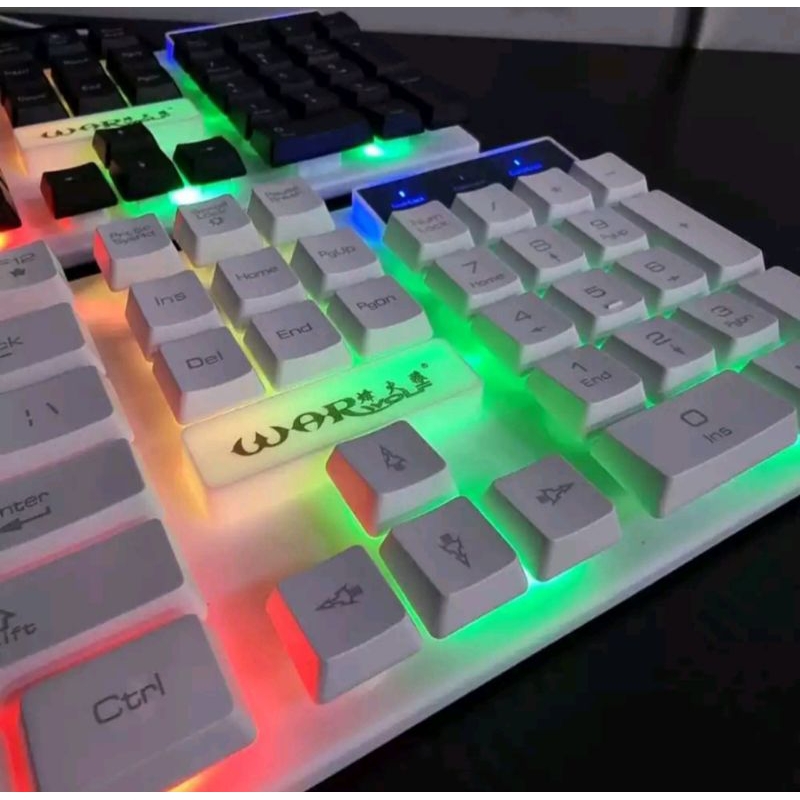 Jual Keyboard GAMING RGB Semi Mechanical | Shopee Indonesia