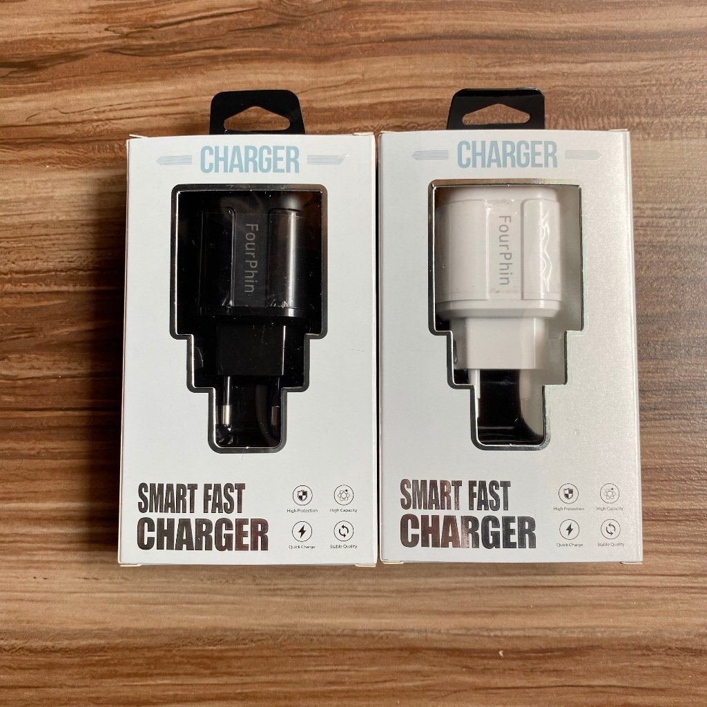Jual Smart Charger Fast Charging untuk Android dan Iphone Kepala ...