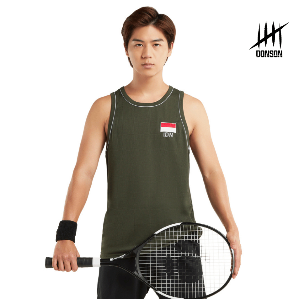 Jual DONSON Sportswear IDN Bordir Premium Singlet Bis Jumbo Tanktop ...