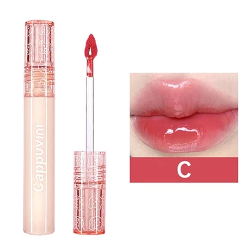 CAPPUVINI LipGloss Korean Lip Gloss Watery Korean Lip Tint Glossy Lip Tint Mirror SS