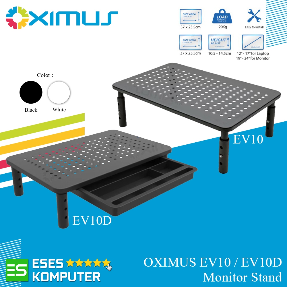 Jual Monitor Stand Oximus EV10 EV10D | Laptop Stand Riser Alas Meja ...