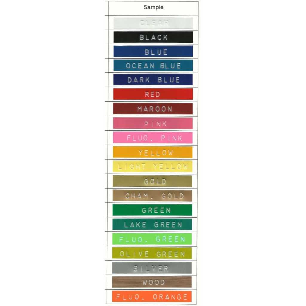 Jual LABEL DYMO EMBOSS 9MM PANJANG 3 METER | Shopee Indonesia