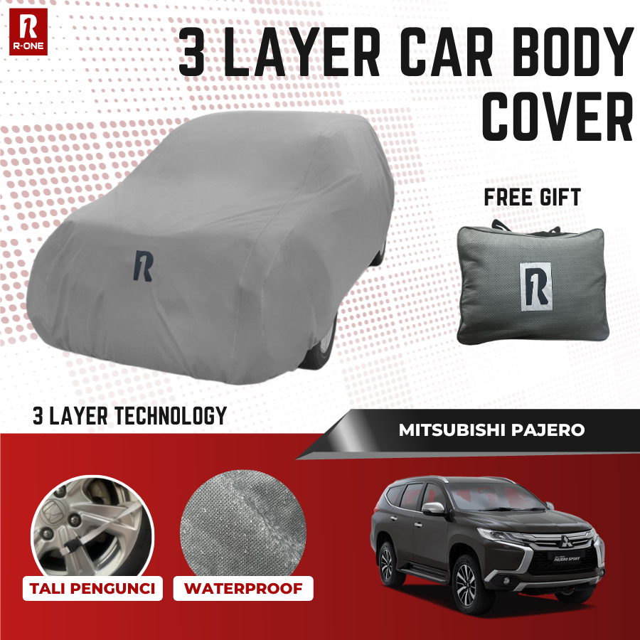 Jual Cover Mobil R - One Premium 3 Layer Mitsubishi Pajero | Shopee ...