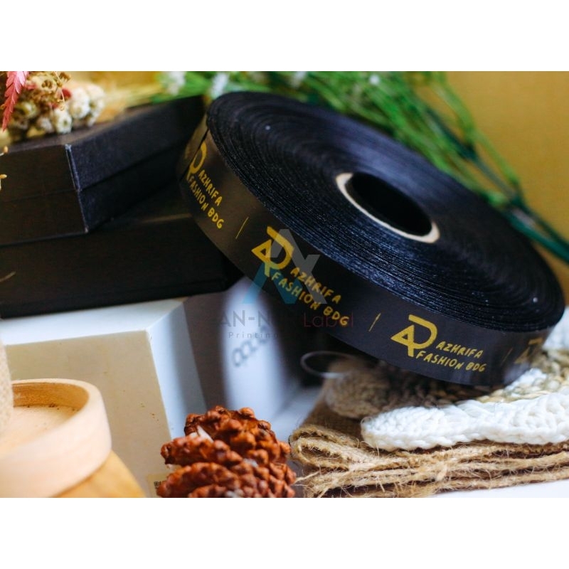 Jual Label satin hitam washing care label satin Label pakaian Label ...