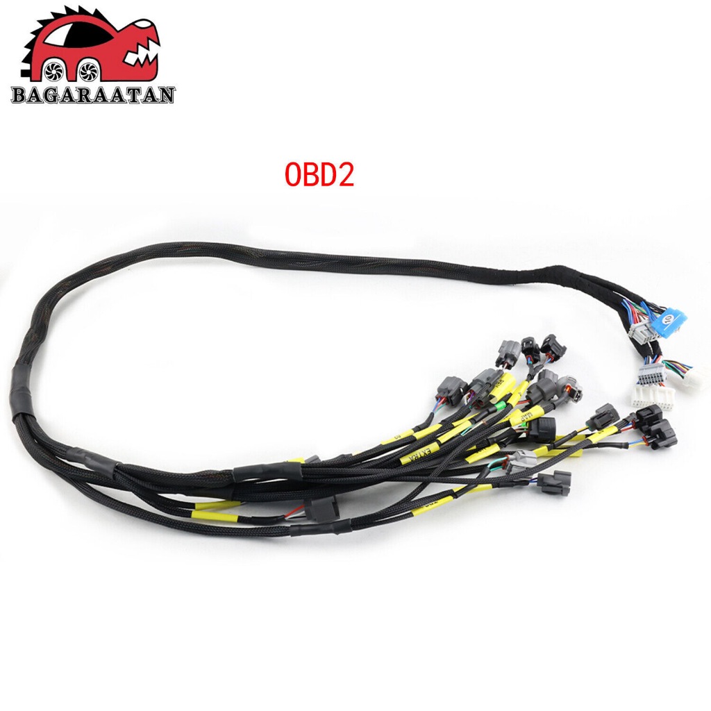 Tucked Engne Wre Harness For 1992-2000 Honda Cvc ntegra OBD2 D & B
