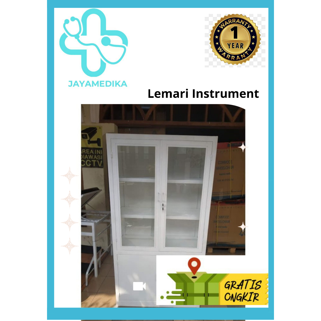 Jual Lemari Instrument Lemari Obat 1 Pintu Besi Berkualitas - No ...