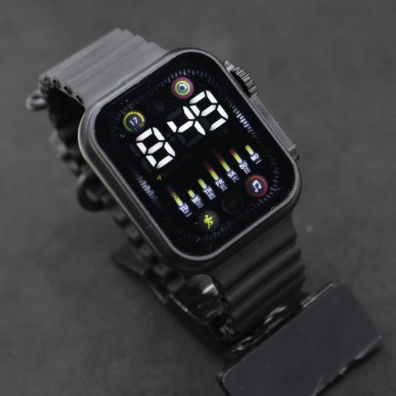 Jual Jam LED WATCH ULTRA free gift box paper | Shopee Indonesia
