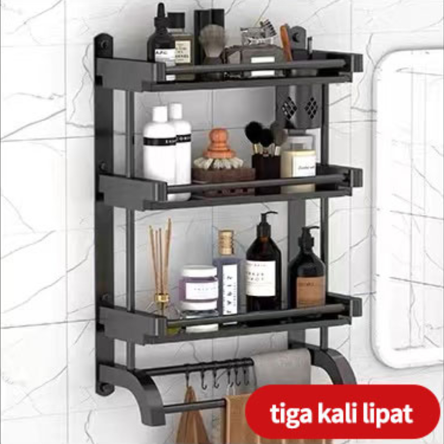 Jual Rak Kamar Mandi Rak dinding kamar mandi stainless minimalis Rak ...