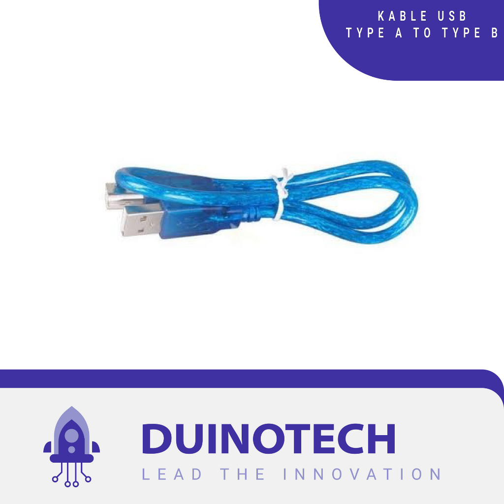 Jual KABEL DATA ARDUINO PRINTER 30CM USB A TO B FOR ARDUINO | Shopee ...