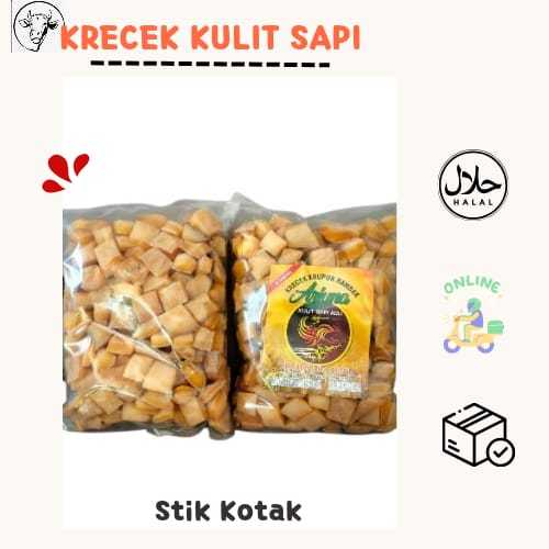 Jual Krecek Kerupuk Rambak Kulit Sapi Super Original Kemasan 500 Gr