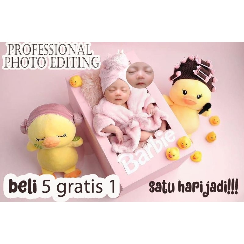 Jual JASA EDIT FOTO BAYI NEWBORN TANPA PAPAN NAMA CEWEK | Shopee Indonesia