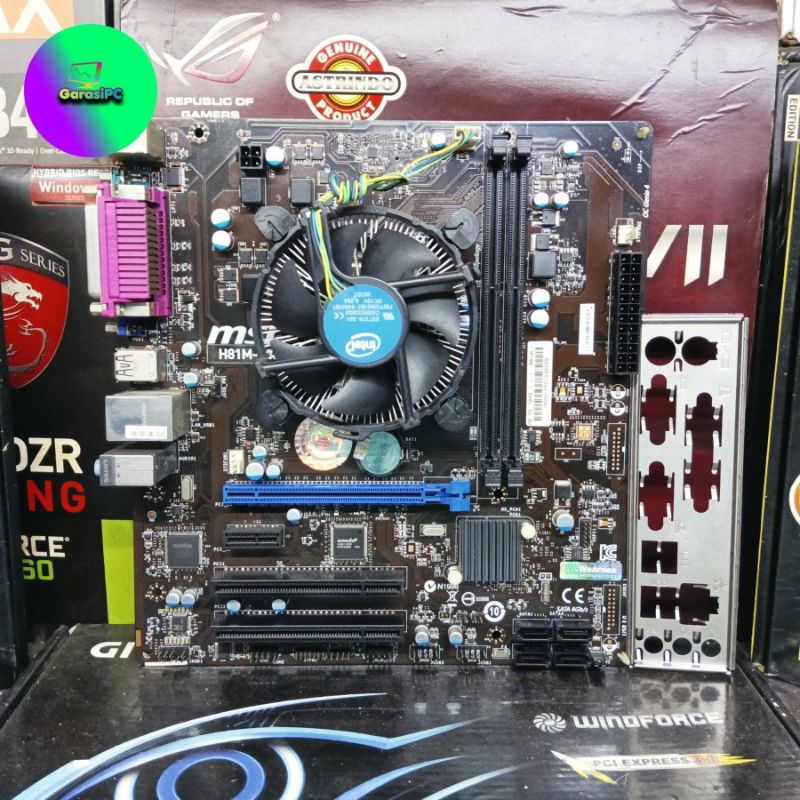 Jual PAKET Motherboard H81 MSI Prosesor Intel Core i5-4570 Haswell 3 ...