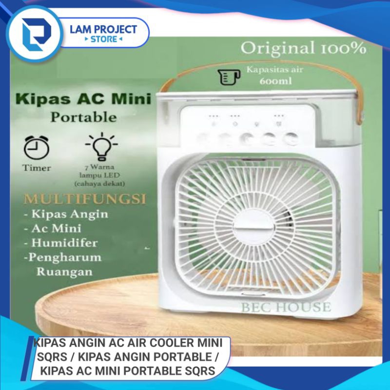 Kipas Angin Ac Air Cooler Mini SQRS Kipas Angin Portable Kipas Ac Mini  Portable SQRS