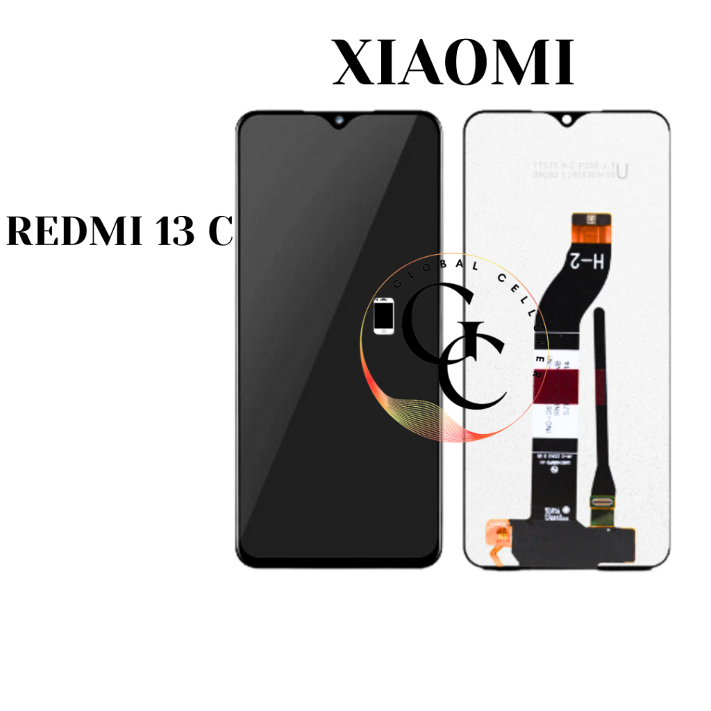 Écran LCD Remplacement Pour Xiaomi Redmi 13c – 6,74" Tactile Avec Cadre Noir