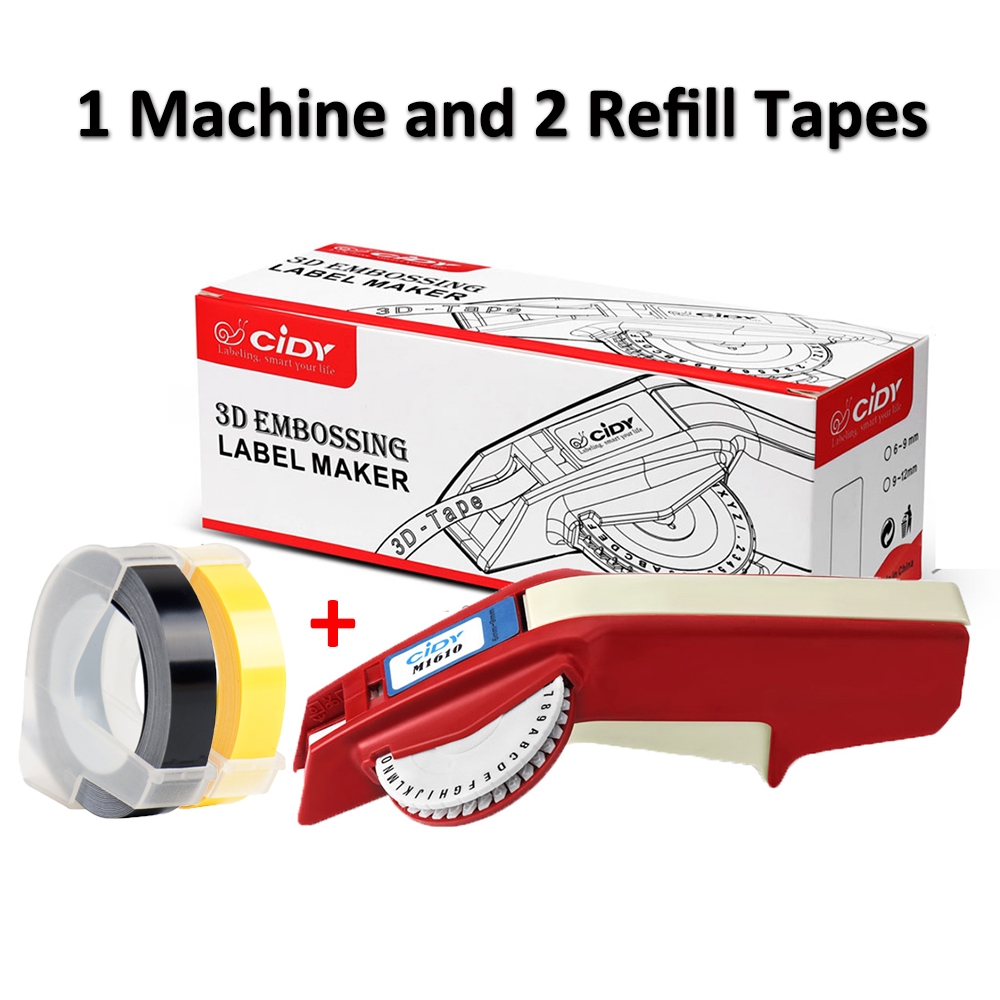 Jual CIDY M1610 Mesin Label Maker Manual Merek DYMO Cidy emboss 1610 ...