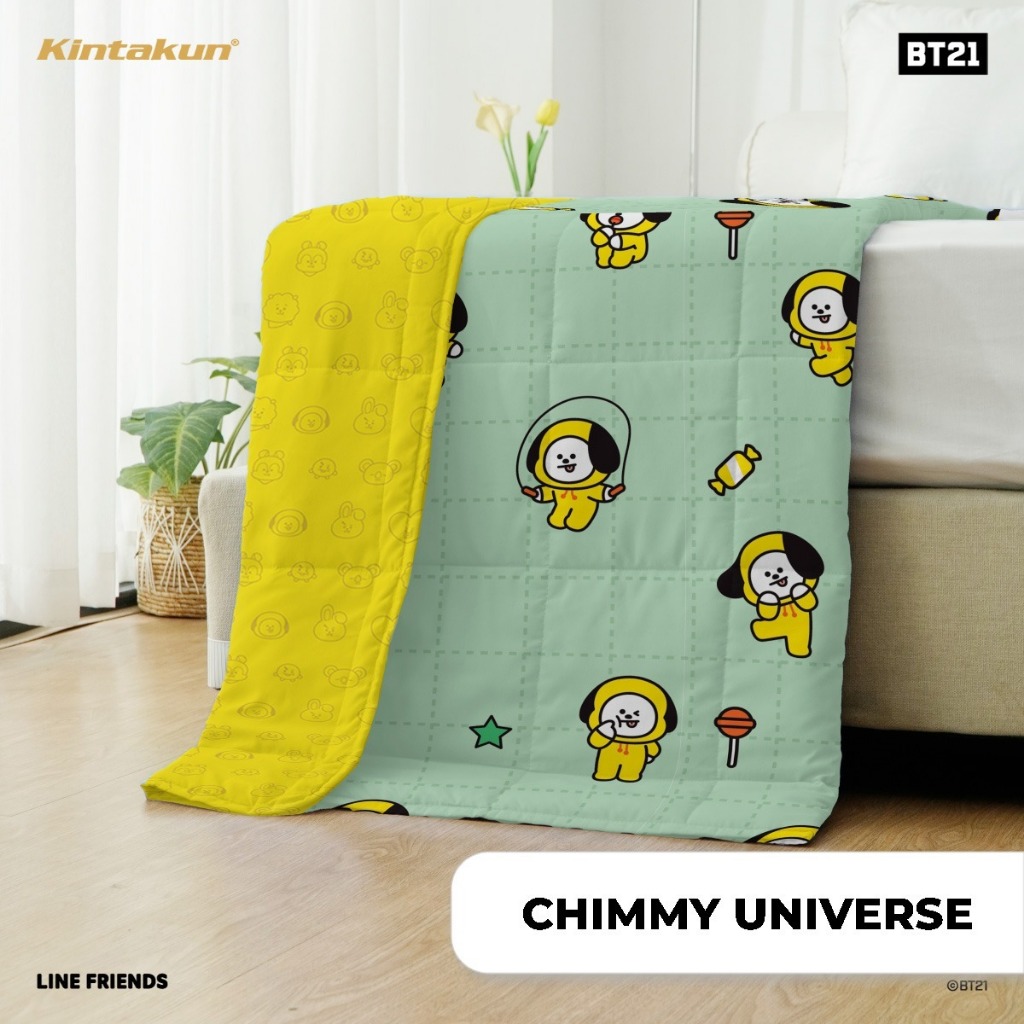 Jual Kintakun X BT21 Summer Blanket / Selimut Karakter 150x200 cm Motif ...