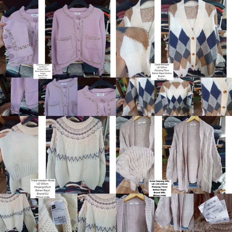 Jual BUY 3 FREE 1//RAJUT//PREMII//PRIMADONA//ONE SET//SET VEST//WANGI ...