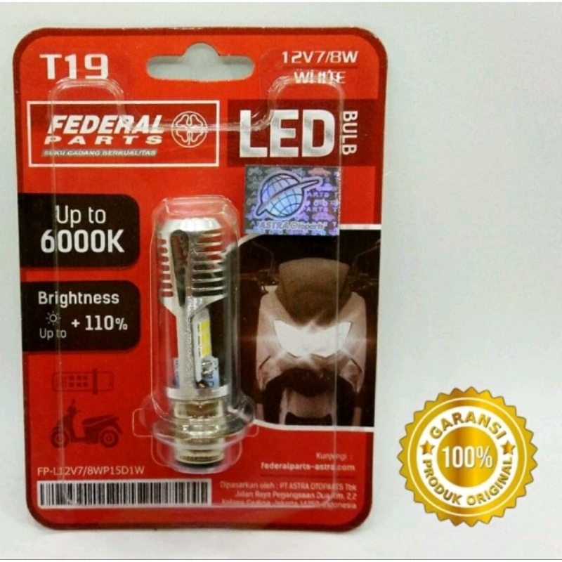 Jual Lampu depan LED Federal Part motor Bebek & Matic 100% Original ...