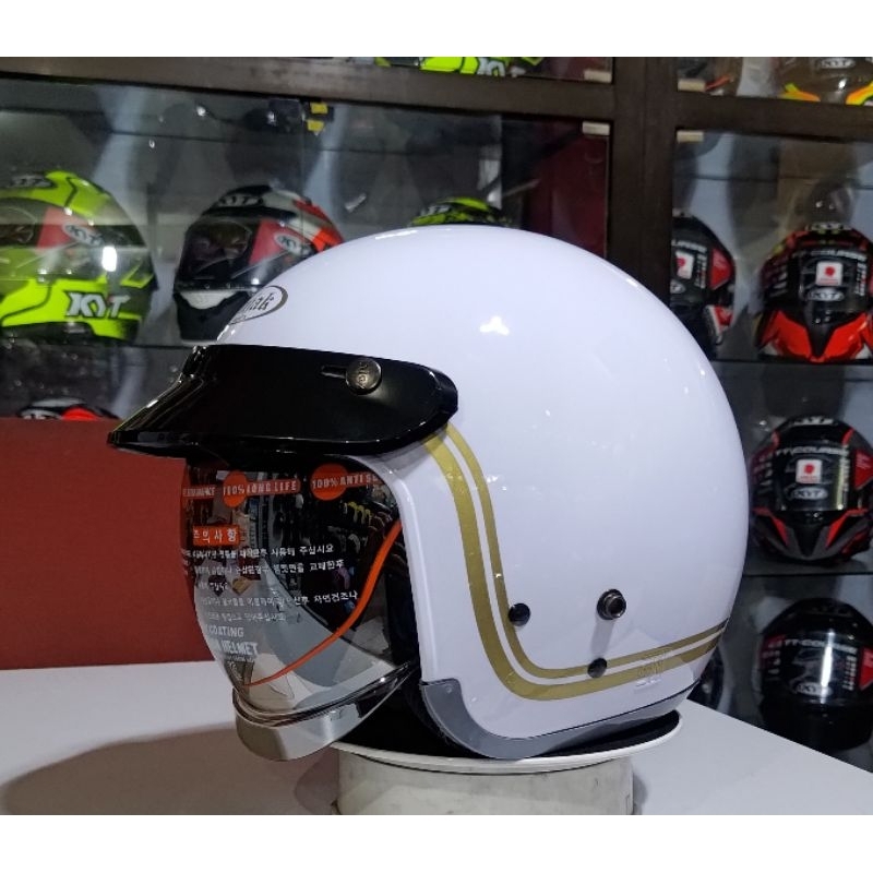 Jual helm injak 06 original kaca di dalam | Shopee Indonesia