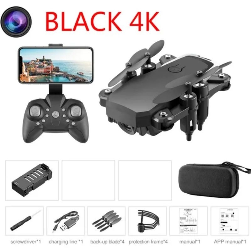 Jual Drone Lipat LF606 Kamera 4K Mini Quadcopter (COD Ready