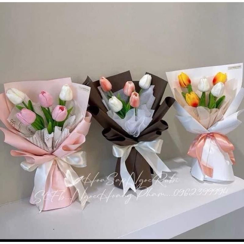 Jual Tulips Bunga Tulip 1-5 Kuntum Mix Warna Estetik untuk Hadiah ...