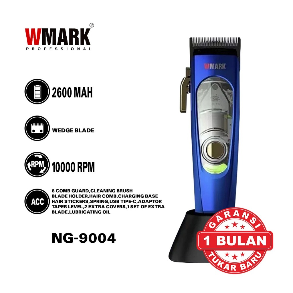 Jual Wmark NG 9004 Alat Cukur Elektrik 10000 RPM Pangkas Rambut ...