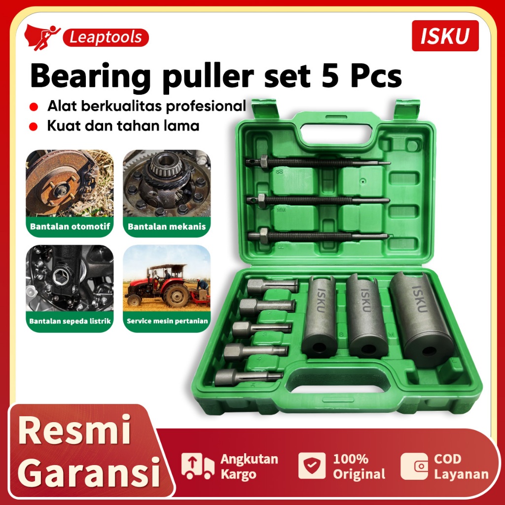 Jual ISKU Treker Bearing Puller Set 5 Pcs CVT Treker Grip On Treker ...