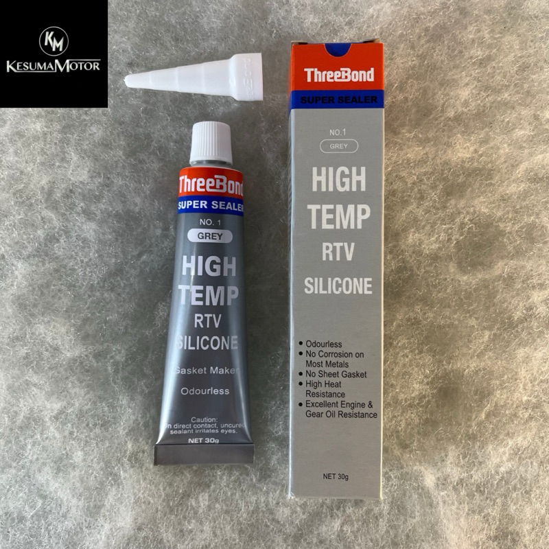 Jual LEM GASKET THREEBOND HIGH TEMP RTV SILICONE GREY (ABU ABU) 30GR ...