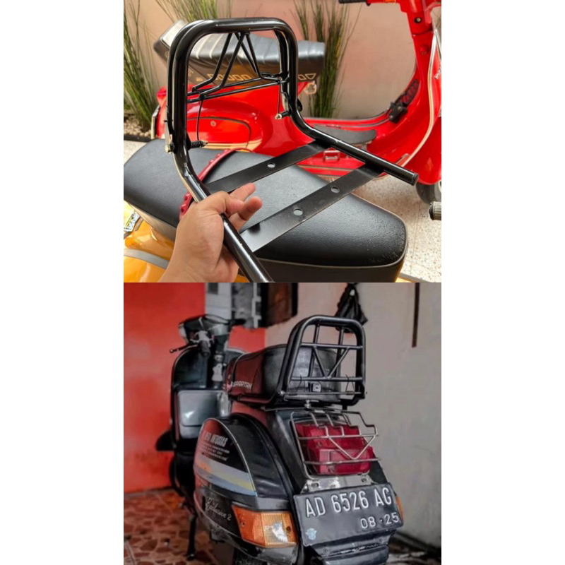 Jual Backrack minimalis backrack behel jok vespa super sprint px ps ...