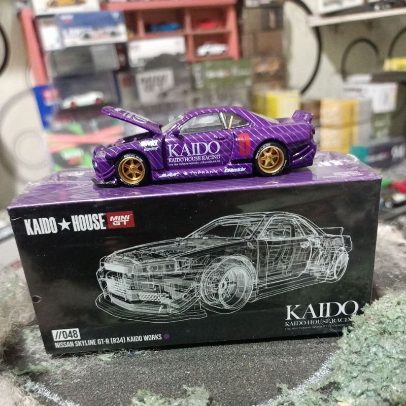 MiniGT 街道ハウス R34 チェイス Kaido House Chase