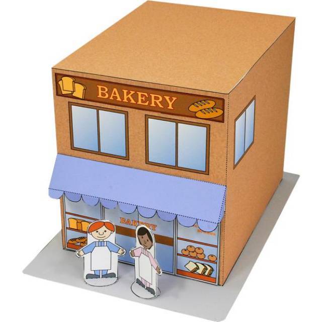 Jual DIY Papercraft Diorama Toko Roti | Shopee Indonesia