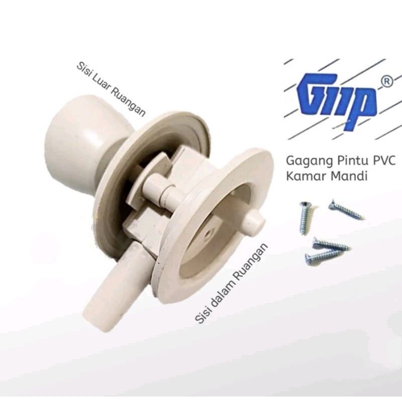 Jual Kunci Pintu Kamar Mandi PVC Handel Pintu Kamar Mandi Set Grendel ...