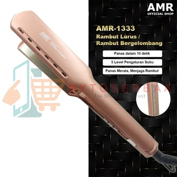 AMR 1333 Catokan Rambut Super Smooth Wide Hair 45mm Ionic Hair Straightener MY