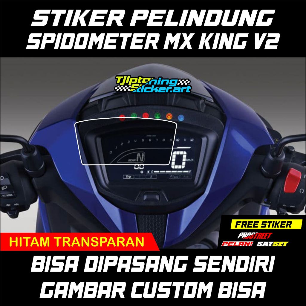 Jual STIKER SPEEDOMETER TRANSPARAN JUPITER MX KING - MX KING V2 ...