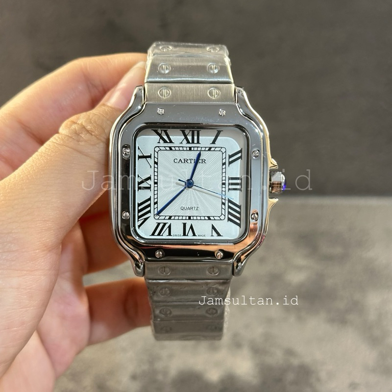 Jual JAM TANGAN SULTAN CARTIONG SANTOS DIAMETER 40MM | Shopee Indonesia
