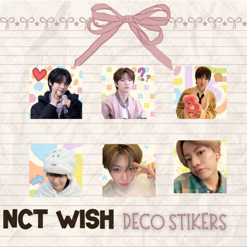 Jual [88PCS] NCT WISH STICKERS DECO AESTHETIC CUTE KOREAN STICKER DECO ...