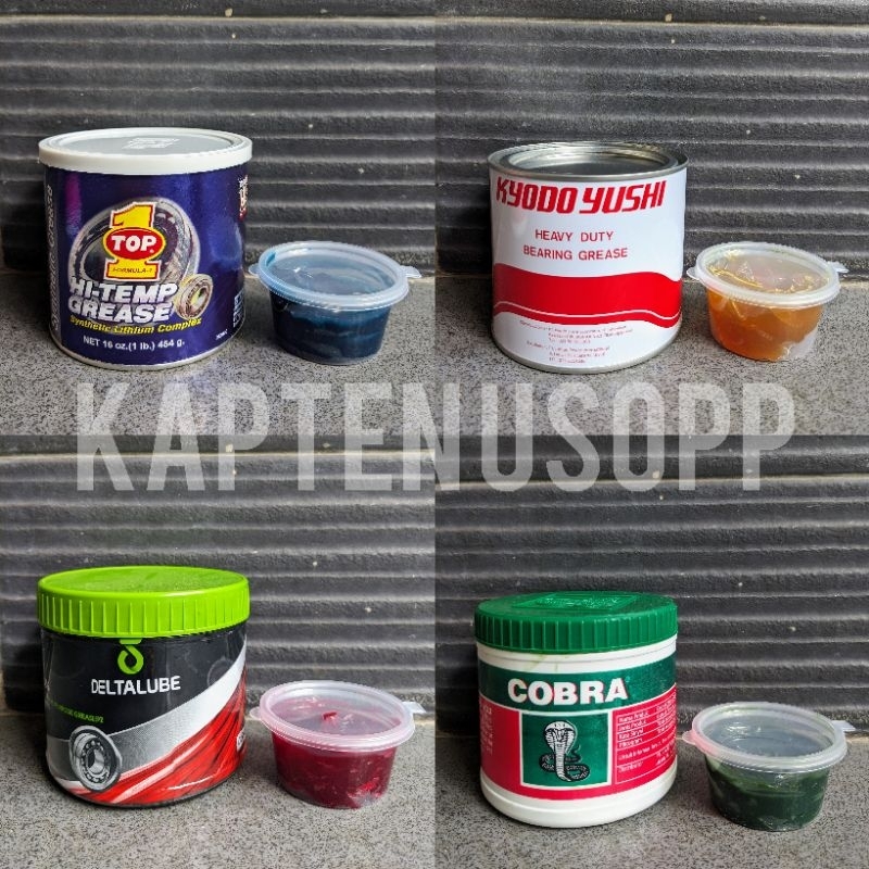Jual Gemuk Grease Bearing Cvt Top 1 Hi Temp Repack 50gr Tahan Panas ...