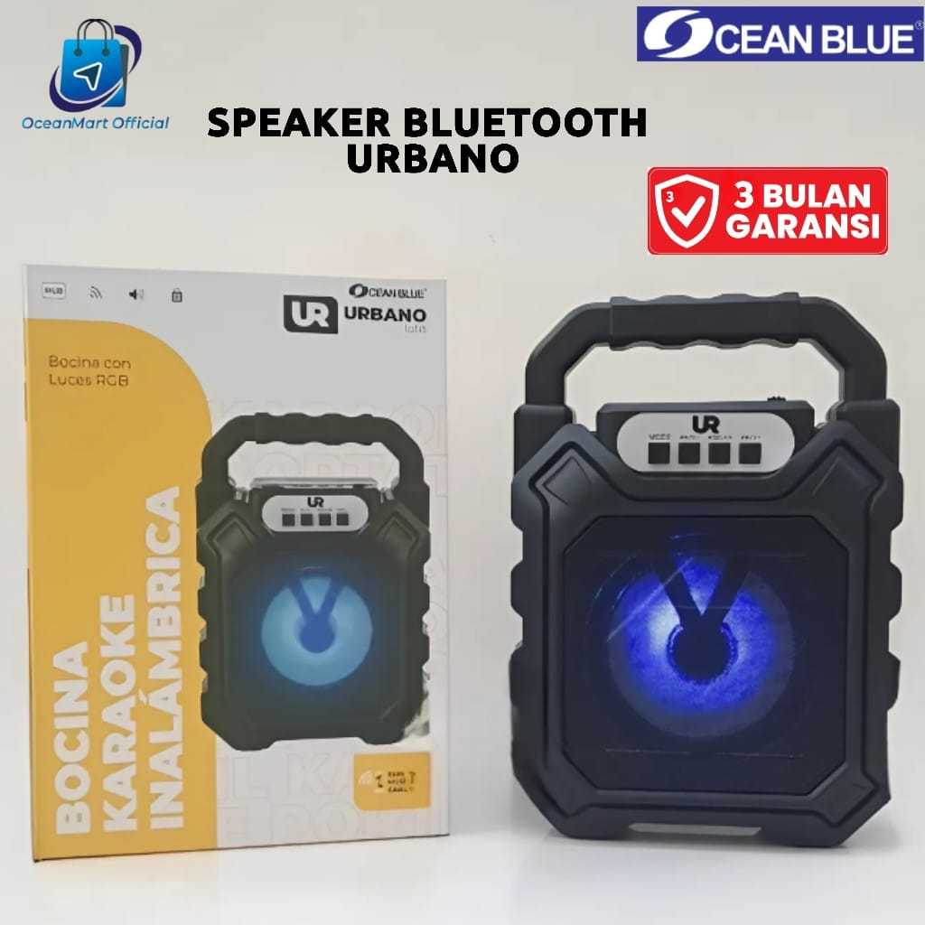 Jual Speaker Bluetooth URBANO LED Portable Wireless Hi fi Stereo Hi ...