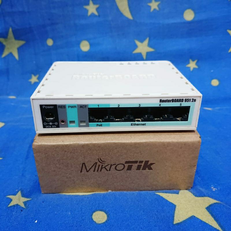 Jual MIKROTIK ROUTER BOARD RB951-2n BB 0,1% Port Lan Lisensi Aman Semua ...