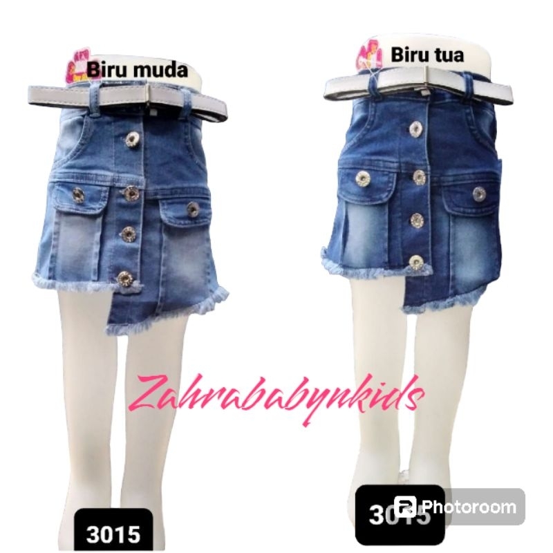 Jual ZBK Promo Rok Levis miring /Rok anak cewek kekinian umur 2-10 ...