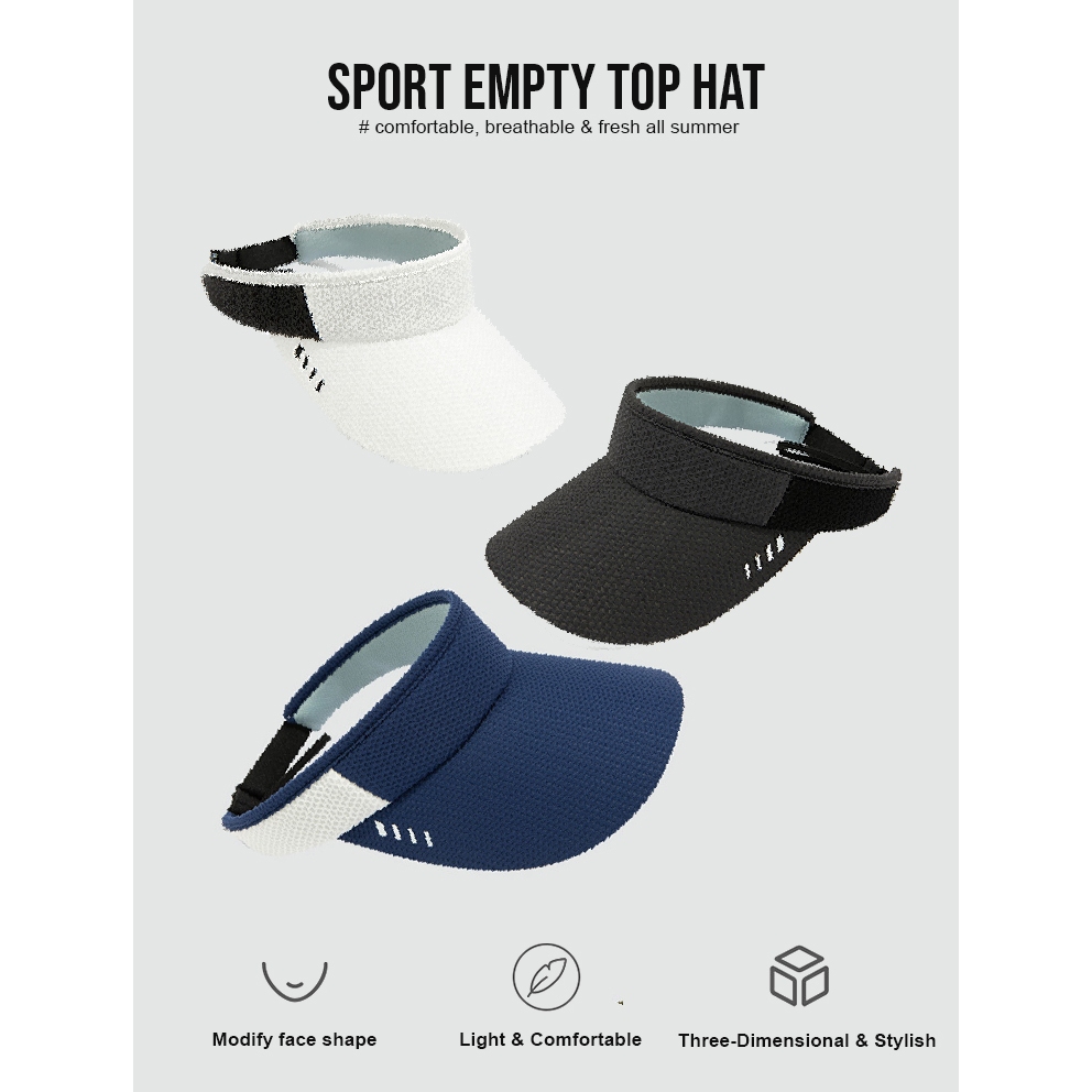 Jual Cross Country Sun Visor Hats Topi Olahraga Lari Running Caps ...