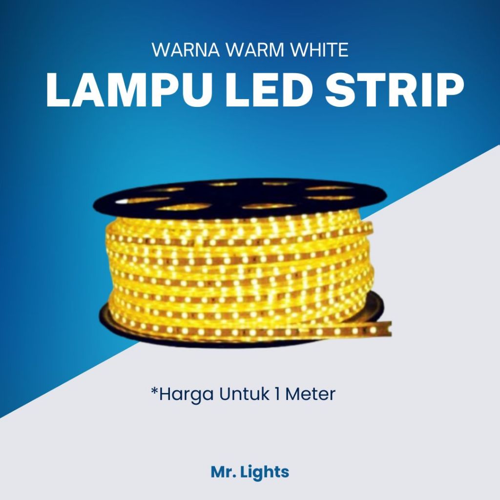 Jual Lampu LED Strip Plafon Rumah Warm White | Shopee Indonesia