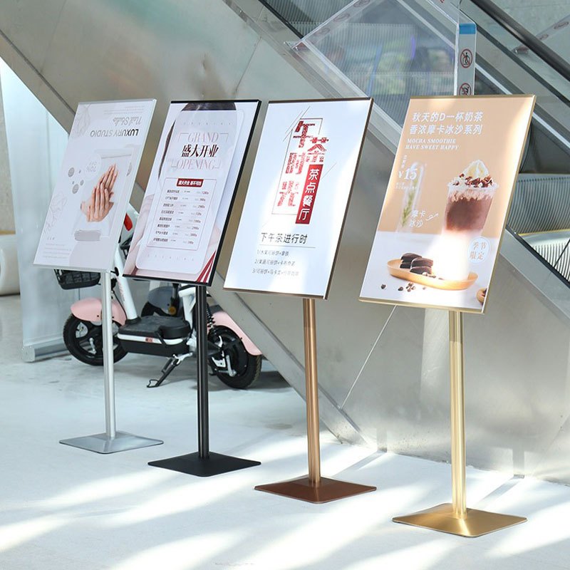 Jual Standing Sign Frame 360° A2/A3/A4 Stand Display Poster Frame ...