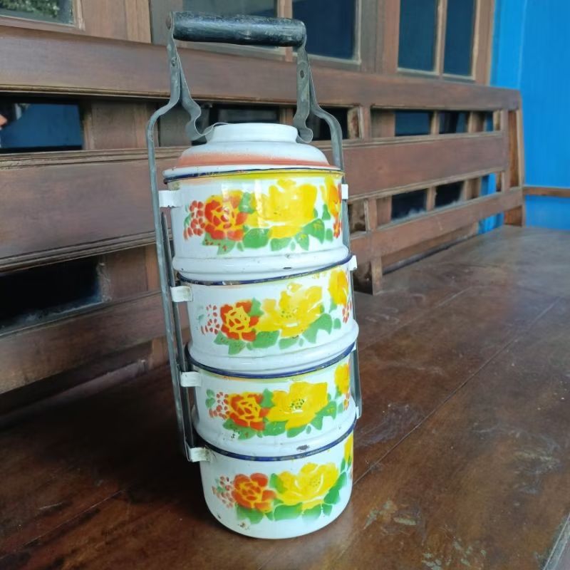 Jual rantang enamel antik jadul | Shopee Indonesia