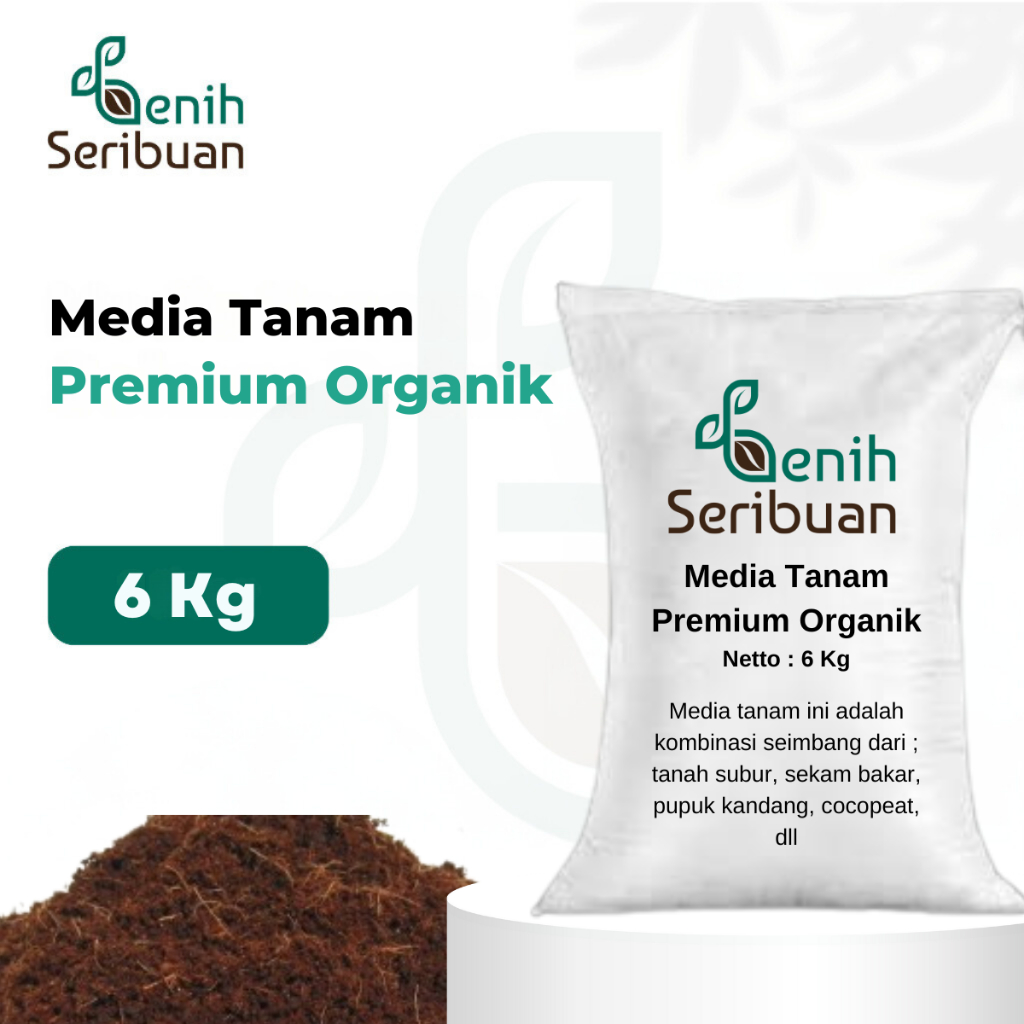 Benih Seribuan - Media Tanam Premium Organik Unggul  Via Instant/Sameday/Kargo Max. 1 Pcs
