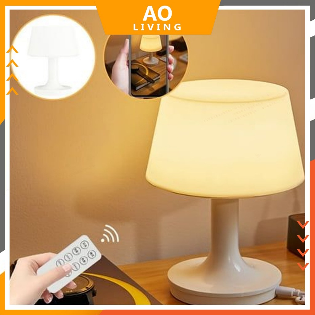 Jual LAMPU MEJA REMOTE CONTROL LAMPU MALAM LED PELINDUNG MATA LAMPU ...