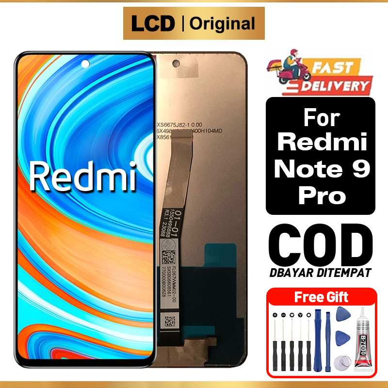 Jual LCD Redmi NOTE 9 PRO Original Touchscreen Fullset Asli Ori ...