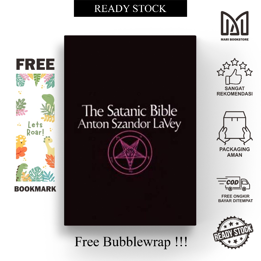 Jual Satanic Bible By Anton LaVey By Anton Szandor Lavey (English ...