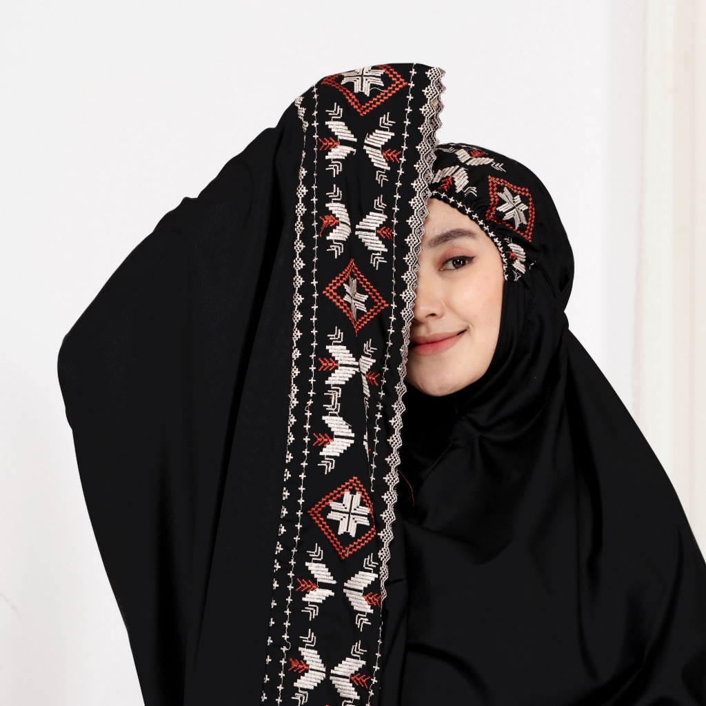 Mukena Khadijah Songket Dewasa Jumbo Premium Termurah